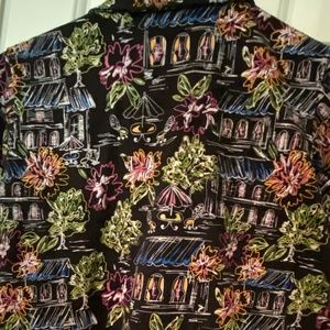 Shenanigans Petite Small Shirt -Tropical, Neon nights or beach days